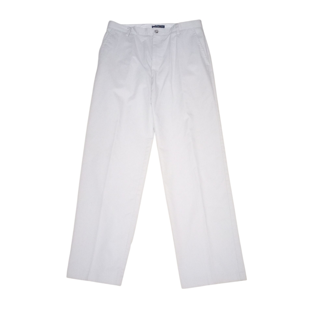 Dockers Mens 32x32 Pleated Front Classic Fit Dress Work Pants Cloudy White Used